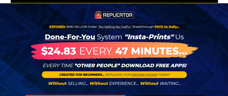 Replicator Reviews | OTOs & Bonuses | Done-For-You System