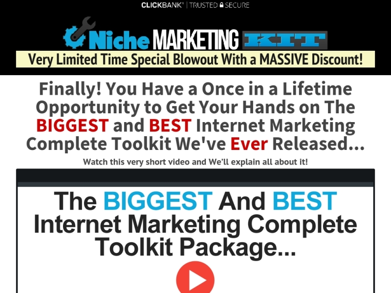 The Niche Marketing Kit – Massive Blowout! — Niche Marketing Kit