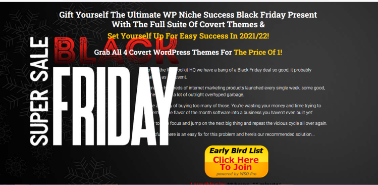 WP Toolkit Theme Suite Bundle Reviews | Black Friday Deal