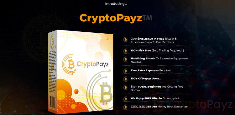 CryptoPayz Reviews | FREE Bitcoin & Ethereum Machine | OTOs & Bonuses